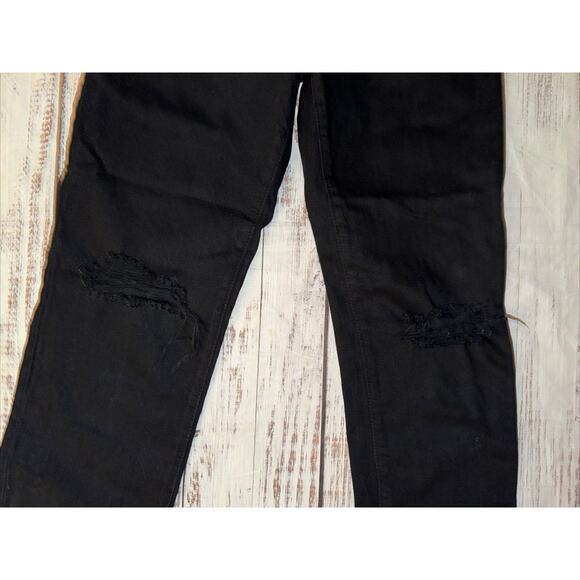 AG Adriano Goldschmied Black Straight Leg Phoebe Jeans - Picture 3 of 8